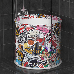 寶寶泡澡桶摺疊大人家用可熏蒸洗澡桶一鍵摺疊加厚成人全身沐浴桶