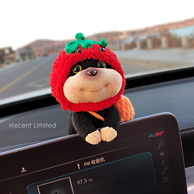 2025 nuevo estilo abeja perro decoración de coche consola central de coche pantalla muñeca de coche muñeca de coche muñeca