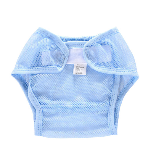 Baby mesh diaper pants summer newborn cloth diapers washable breathable baby diaper pocket wholesale