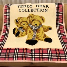 秋冬双层加厚超柔拉舍尔儿童小毛毯卡通礼品绒毯子法兰绒宝宝盖毯