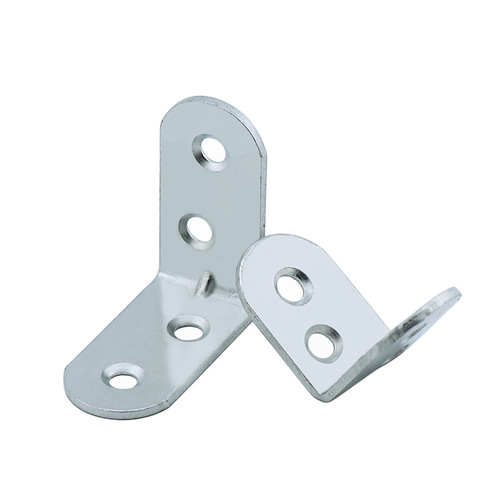 Angle iron connector with fixed bracket, 90-degree straight angle iron plate, L-shaped partition support bracket, furniture hardware accessory T