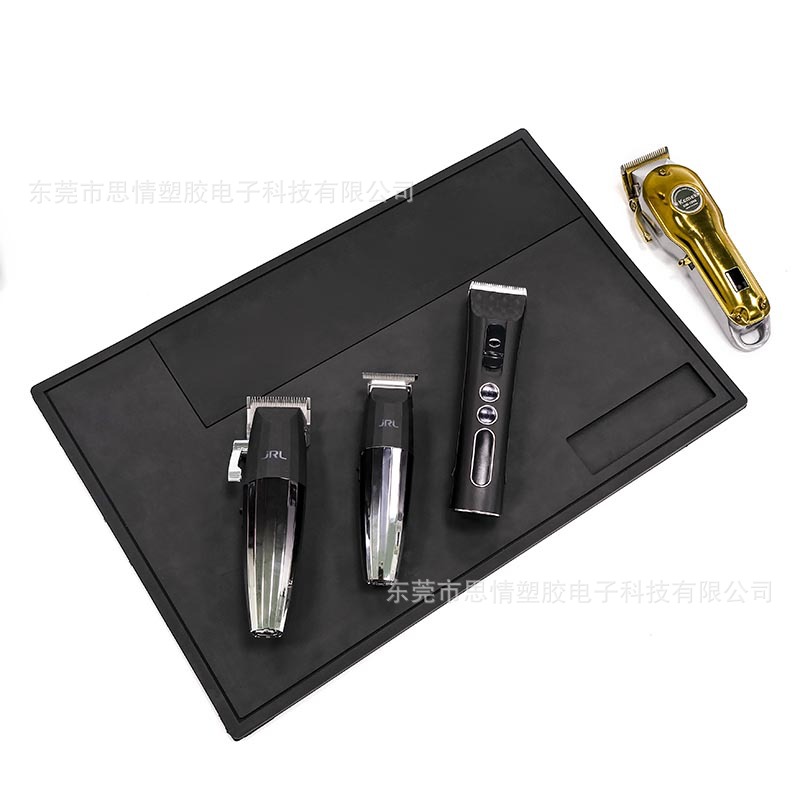 Spot imán almohadilla para el cabello almohadilla para el cabello almohadilla para el almacenamiento de herramientas con cortapelos magnéticos fuertes almohadilla antideslizante almohadilla para la herramienta para el cabello de PVC