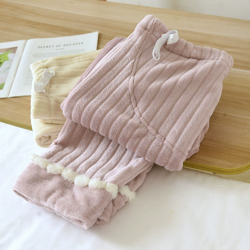 Фланелевые беременные домашние пижамы можно регулировать после родов осенью и зимой