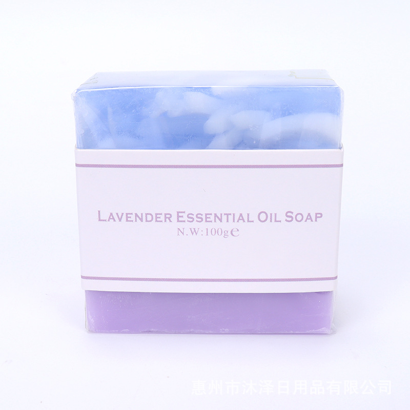 보라색 라벤더 과일 비누