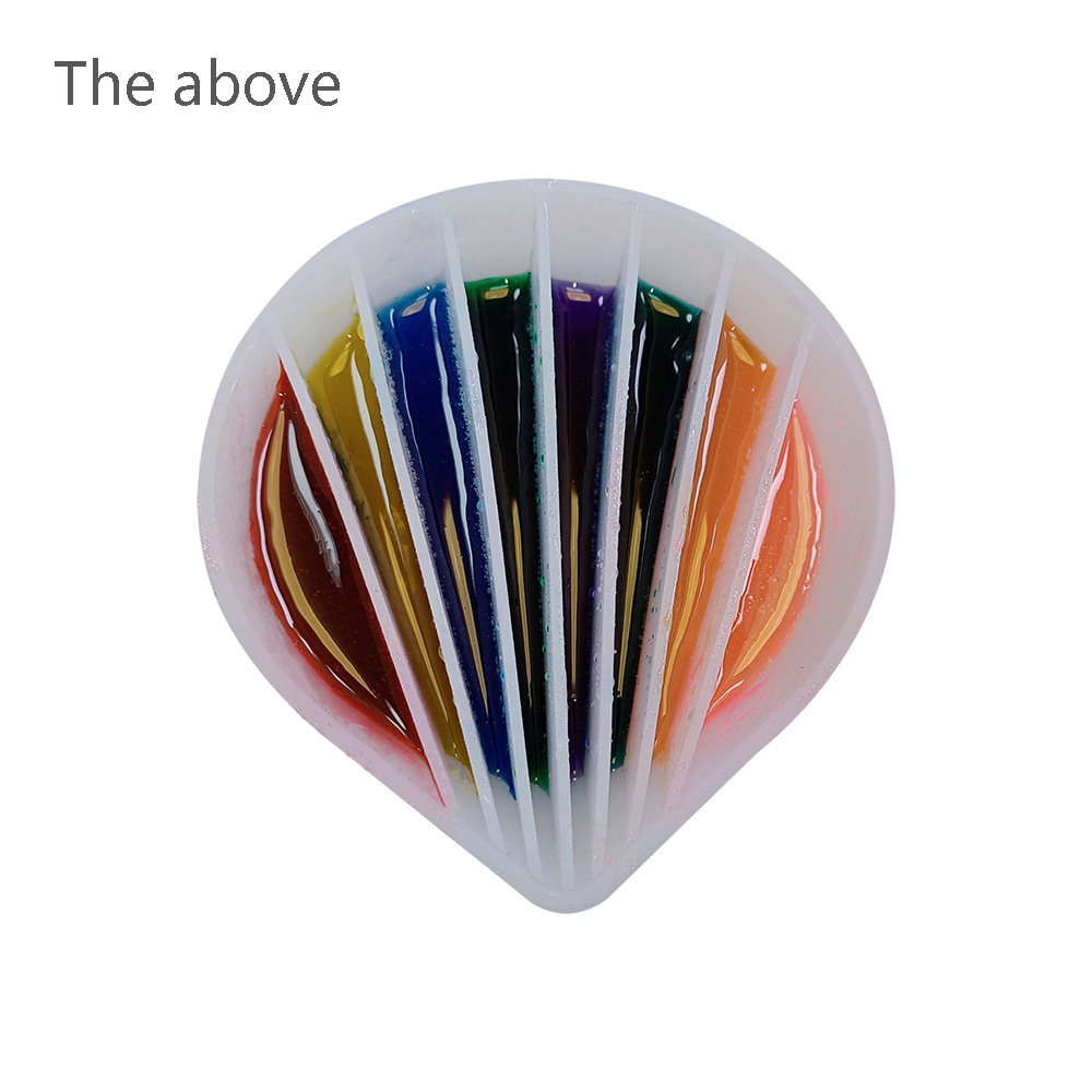 678-hoyos de goma de silicona taza de mezcla de silicona de color mezclado taza de goma de color DIY mezcla multifuncional taza de silicona