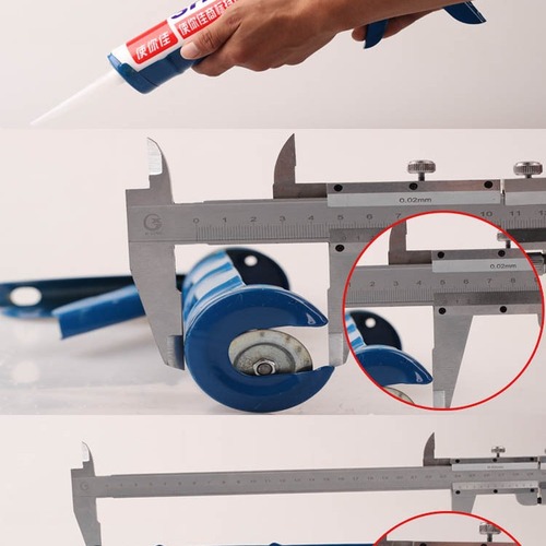 Glass sealant pressure glue gun, beautiful seam agent glue gun, blue iron labor-saving glue gun