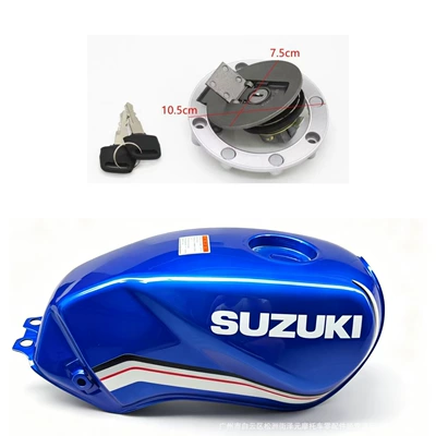Fuel tank, 125 universal fuel tank cap - large-mouth-old-model-blue-fuel-tank-cap