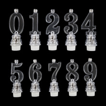 定制发光蜡烛透明音乐发光电子闪烁蜡烛生日蛋糕蜡烛派对彩色