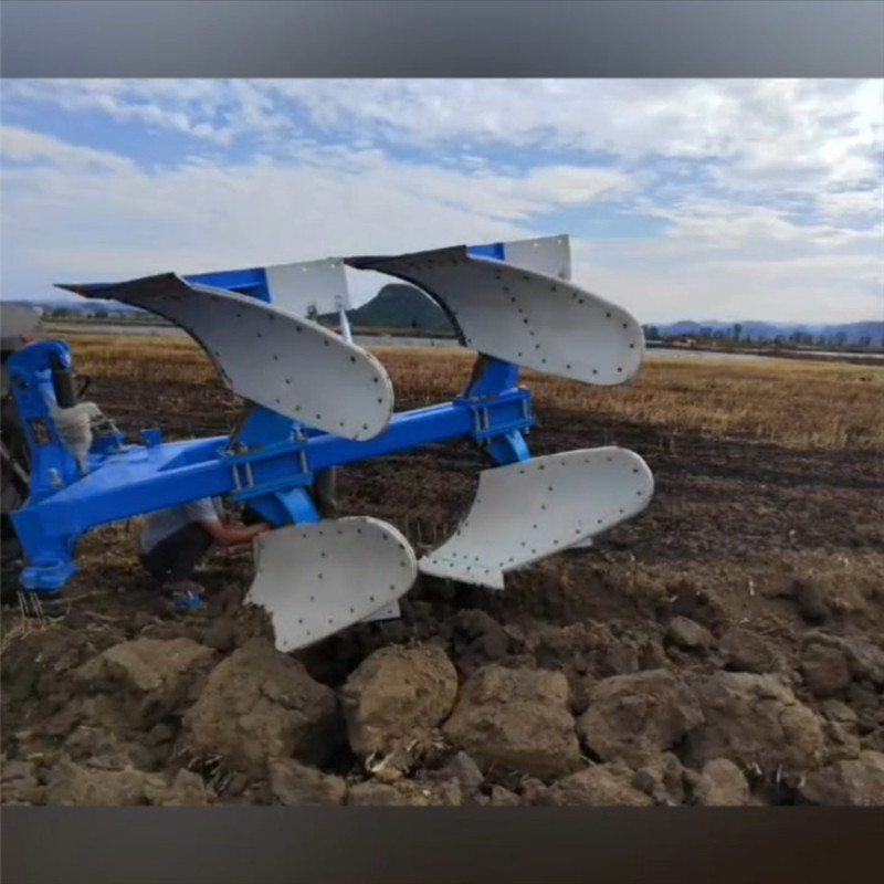 生产带保险螺丝卡座栅调翻转犁 土地耕整深浅可调液压翻转犁现货