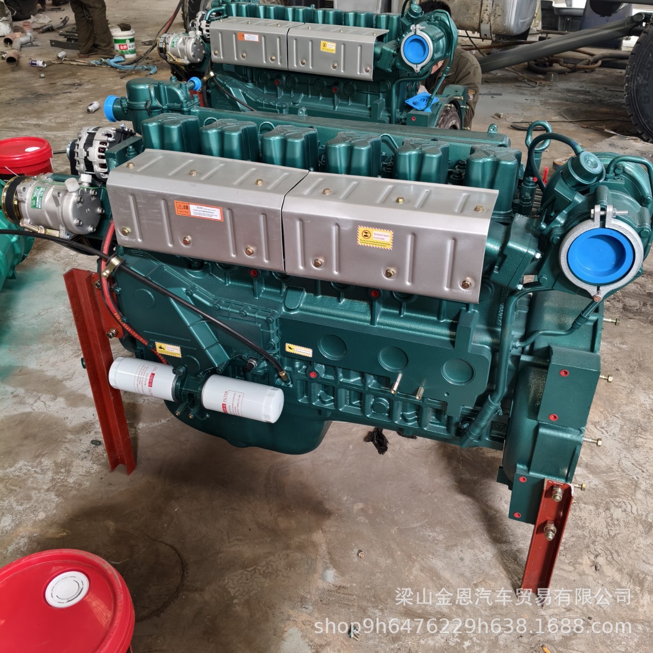 Cross-Border Sales of Second-Hand Sinotruk Howo Engines 371 375 Weichai 380 430 Horsepower Engine Assemblies
