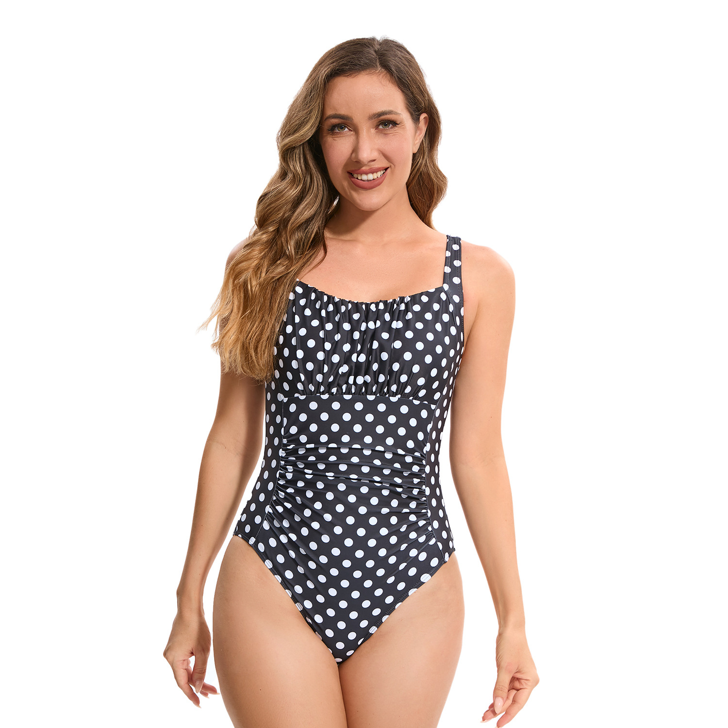 Nuevo bikini de comercio exterior transfronterizo europeo y americano sexy traje de baño de una pieza de color sólido femenino Amazon AliExpress traje de baño al por mayor