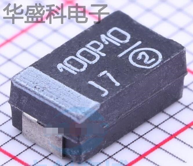 TP3D107K010C0100AS 描述 100uF(107) ±10% 10V 钽电容器