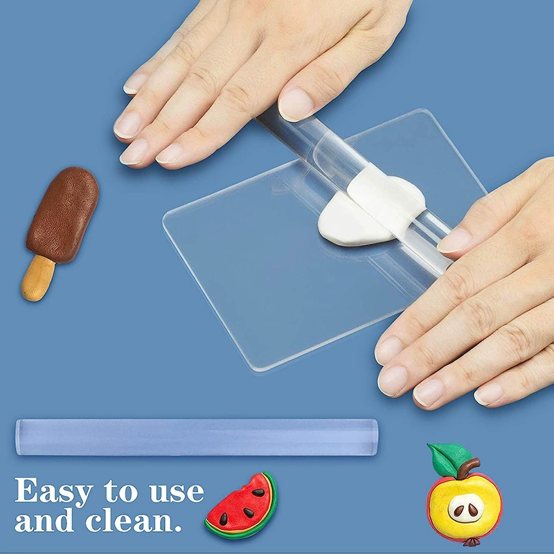 Акриловый напорный грязевой стержень напорная грязевая пластина ультра легкий глиняный инструмент глина пластиковый акриловый стержень твердая Скалка оптом