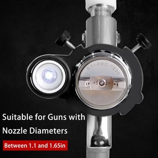 Cross-border hot selling car sheet metal spray gun professional fill light portable paint spray gun auxiliary light spray gun
