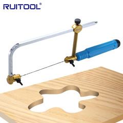 Small raffia saw, multifunctional U-shaped hand saw, mini jigsaw, wire saw, saw blade, DIY woodworking tools