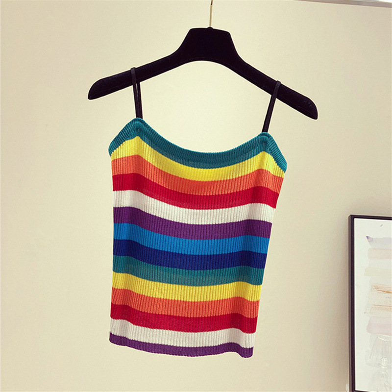 Rainbow Striped Tank Top 4