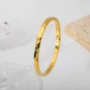 Golden bracelet, 4mm