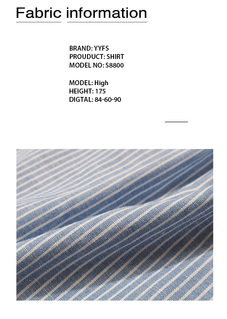 Camicia button-down con risvolto a maniche corte a righe_voghion.com