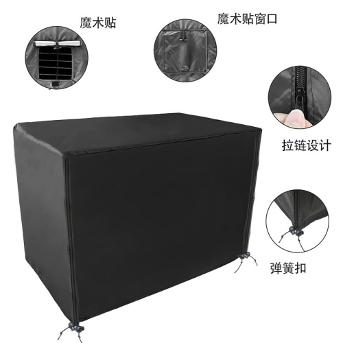 Cross-border pet Oxford cloth waterproof dog cage cover protective thick warm cover summer mosquito and flying insect shield