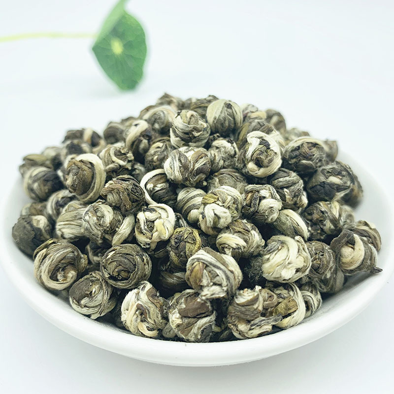 Hengxian jasmine tea new tea Jasmine White Pearl fragrant tea factory bulk wholesale hydrangea White Dragon Ball