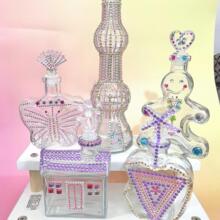 DIY͸��ľ������ƿ�����S�ƿ�ǿղʺ�ƿ���\��Ư��ƿ���ƿ�F؛