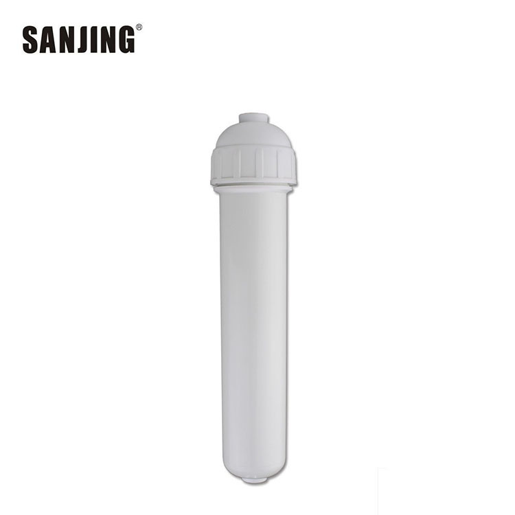 2 puntos cerradura del diente Filtro de filtro Shell 60MM tubo recto membrana Shell grande T-tipo Filtro de resina Shell filtro de carbón activado Shell