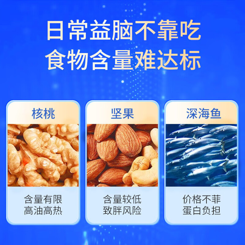 北京同仁堂dha藻油磷脂酰丝氨酸学生记忆力青少年神经酸藻油120粒|undefined