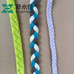 3股布编织带 8MM多色涤纶布斜纹编织带 服装织带厂家供应