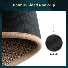 Kitchen floor mats, non-slip, oil-proof, waterproof carpets, washable and wipeable household strip mats, stain-resistant door mats, absorbent foot mats