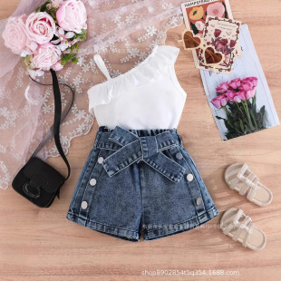 2025 Girls' Set Spring/Summer New Two piece SetŮͯ���b�¿�