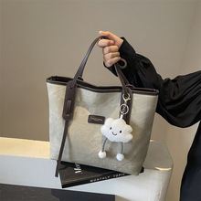 上班通勤腋下包女2025逛街新款复古时尚休闲托特包高级质感单肩包