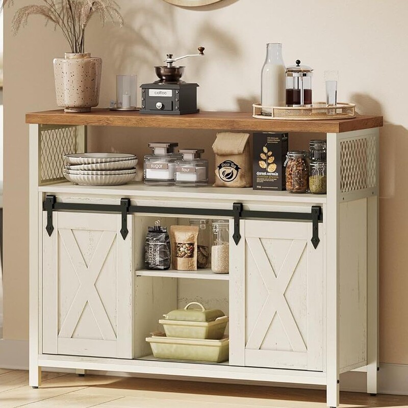 Factory Direct Sales of New Storage Cabinets with Sliding Barn Doors, Double-Layer Storage Cabinets for Living Room and Bedroom, Best-Selling on Amazon Factory Direct Sales of New Storage Cabinets with Sliding Barn Doors, Double-Layer Storage Cabinets for Living Room and Bedroom, Best-Selling on Amazon