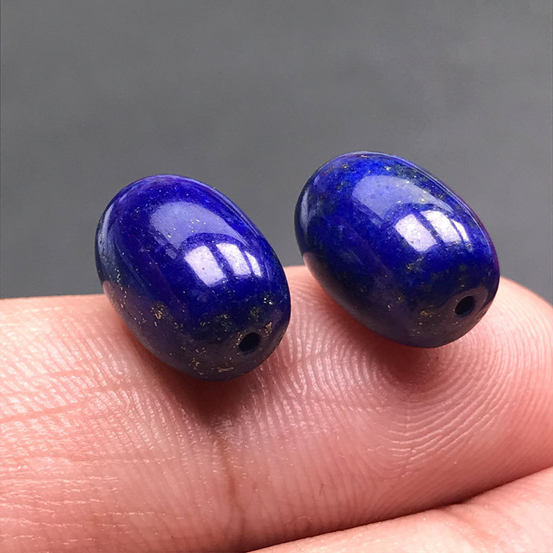 天然ラピスラズリバレルビーズルースビーズスペーサービーズトップビーズウエストビーズアクセサリー diy ブレスレットネックレスアクセサリー|undefined
