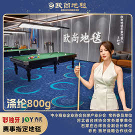 台球厅桌球室印花地毯五星级酒店客房走廊满铺防火阻燃定制商用