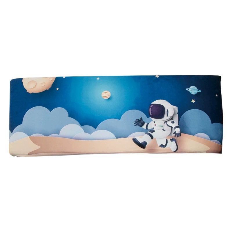 Новый эластичный чехол на голову космонавта, спинка, Съемный и моющийся чехол для детской комнаты космонавта, полностью покрытый пылезащитный чехол