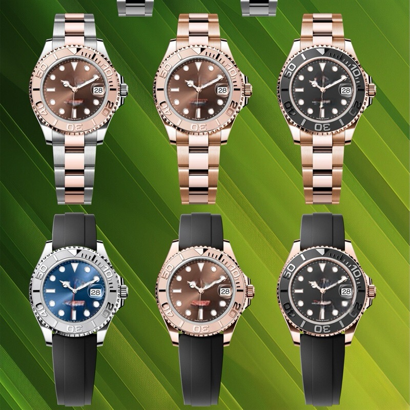 Rolex Yacht-Master 37mm Women's Fully Automatic Mechanical Watch Diving Luminous Waterproof Steel Band Calendar Tape Watch Rolex Yacht-Master 37mm Women's Fully Automatic Mechanical Watch Diving Luminous Waterproof Steel Band Calendar Tape Watch