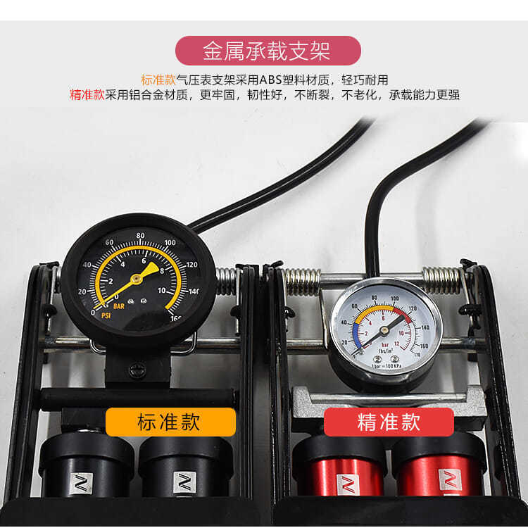 Pedal de la motocicleta bomba de alta presión mecánica multifuncional portátil bomba de aire del coche neumático eléctrico bomba de aire