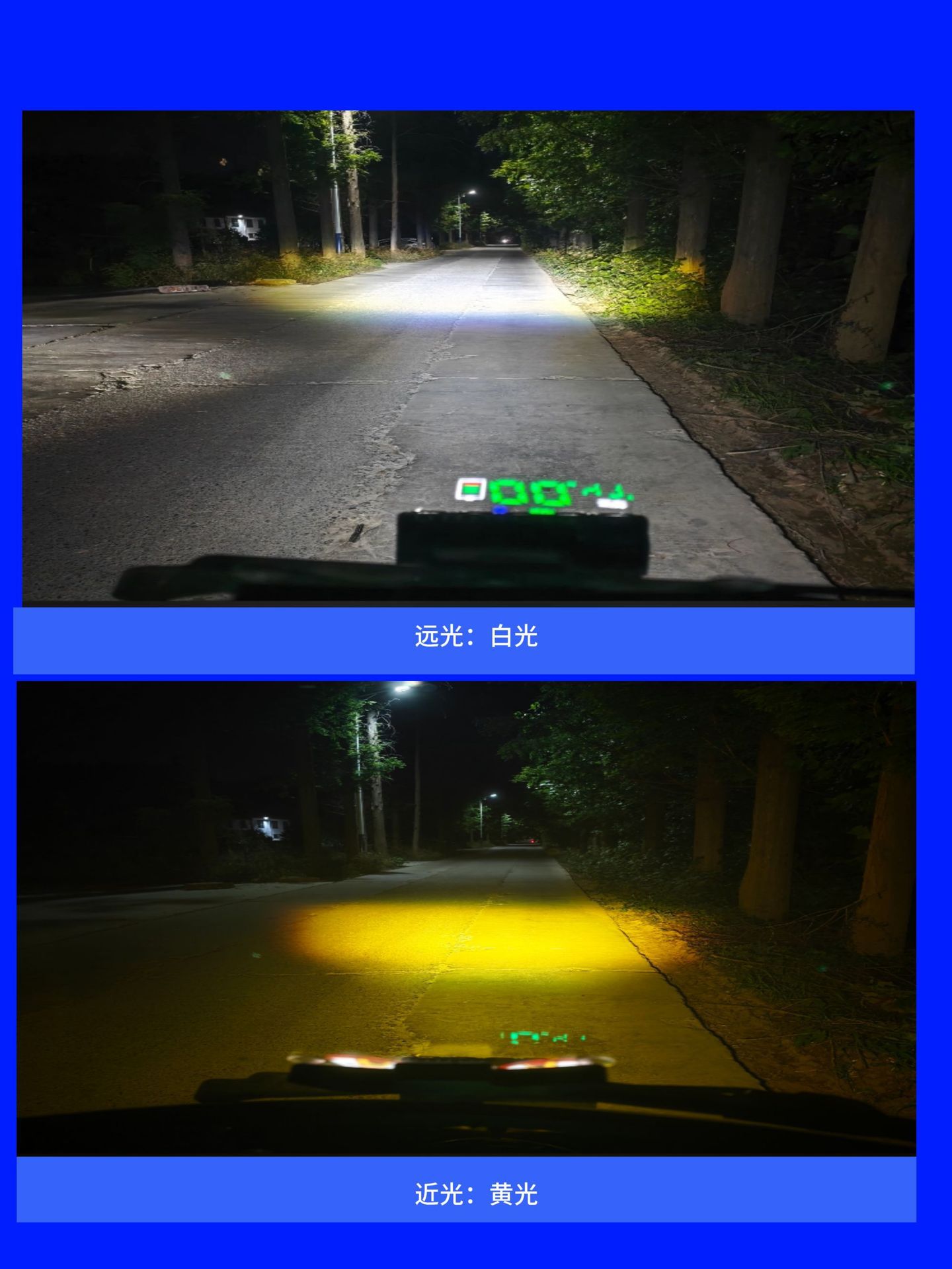 New wide-voltage car, motorcycle, and electric tricycle modification: external high-intensity lens headlights with flashing lights, ultra-bright