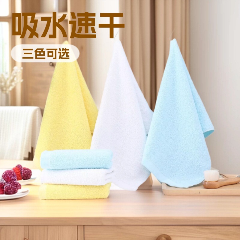 Pure Cotton Towels, Plain Color, Disposable, Absorbent, Lint-Free, Thickened for Hot Spring Hotels and Beauty Salons, Custom-Made Bath Towels