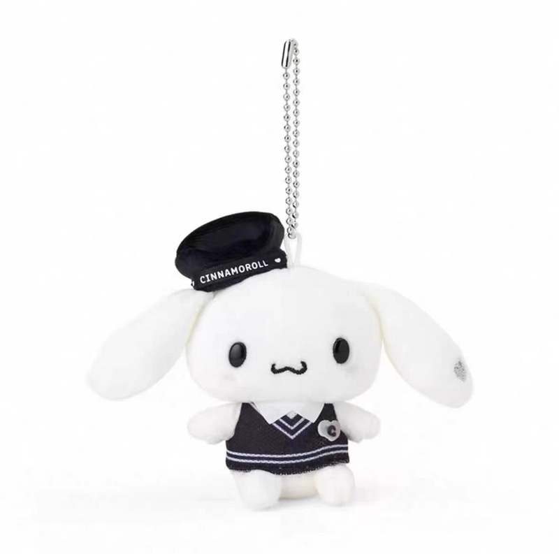 ノベルティ 日本語シングル サンエックス かわいい 白黒印象 KT メロディー ぬいぐるみ ペンダント 人形 キーホルダー バッグ ギフト|undefined