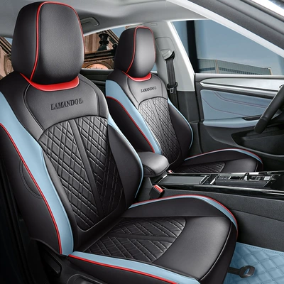 Modelə uyğun (Original) oturacaq örtükləri — Car Interior Seat Cushion - original-blue-full-skin-standard-edition-remarks-model-year-rear-half-pack