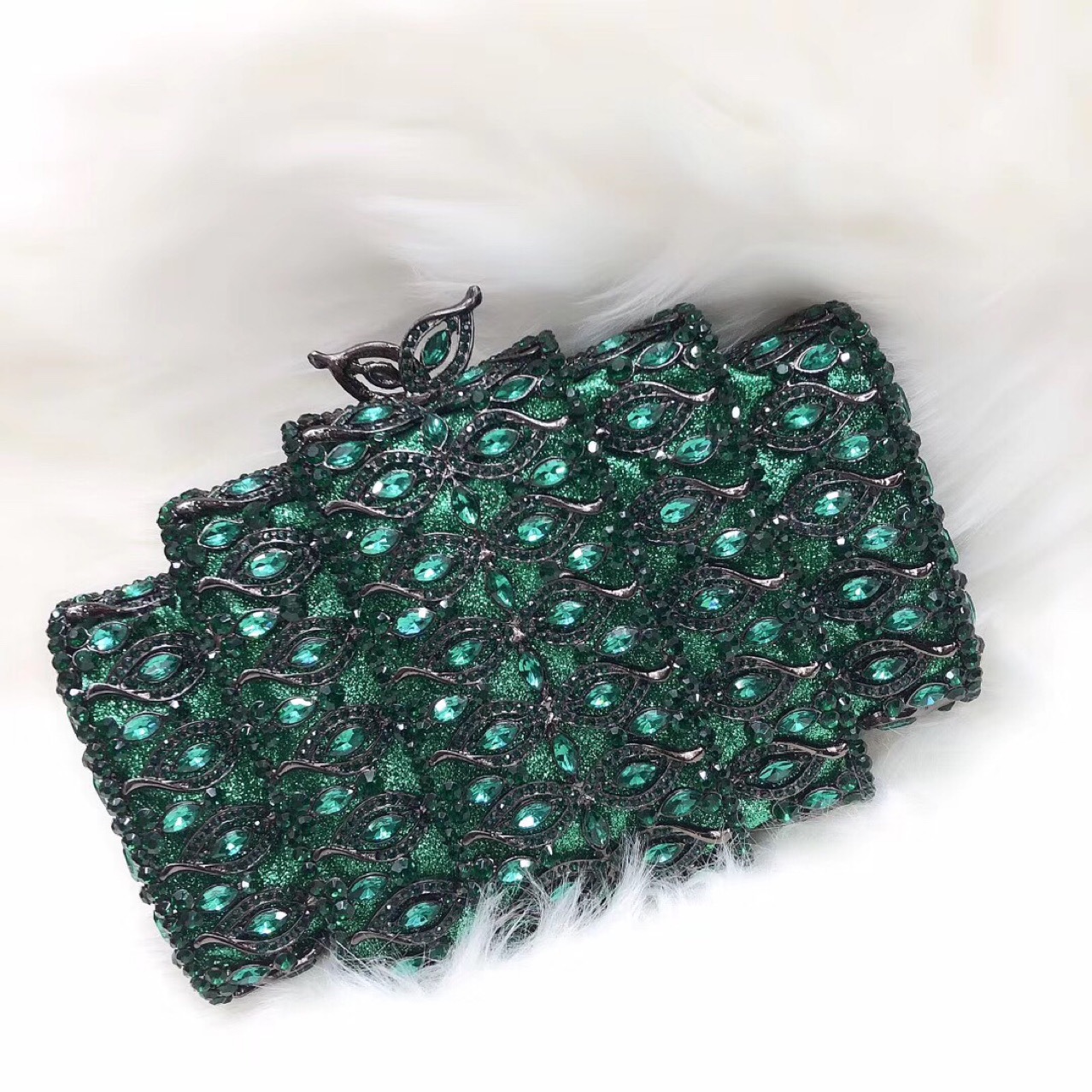 Bolsas tridimensionales de cerradura bolsas de maquillaje cuadrada cuadrada en stock, bolsas de maquillaje acrílicas suaves, bolsas de cena pequeñas y duras