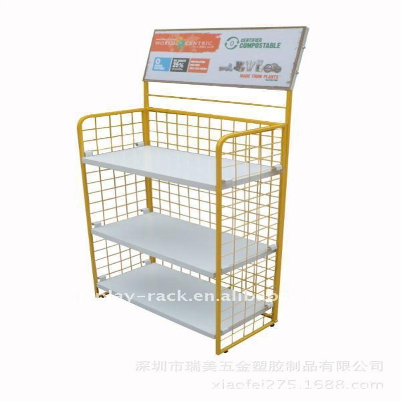 加工生产 商超货物展示架 面包奶粉果箱置物促销架批发优惠