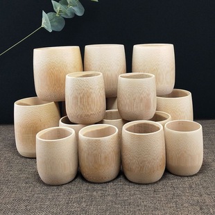 Bamboo Craft Bamboo Cup, Natural Bamboo Cup, Bamboo Fat Cup Street Stall Hot Selling Products