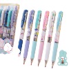 High quality cartoon cream black gel pen for elementary school students, 0.5mm