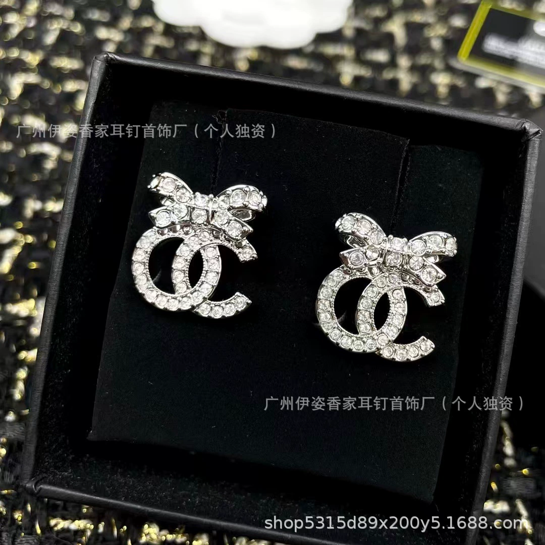 Сережки-перлы с буквами, аксессуар, стиль Chanel, высококачественный стиль, образец серебро 925