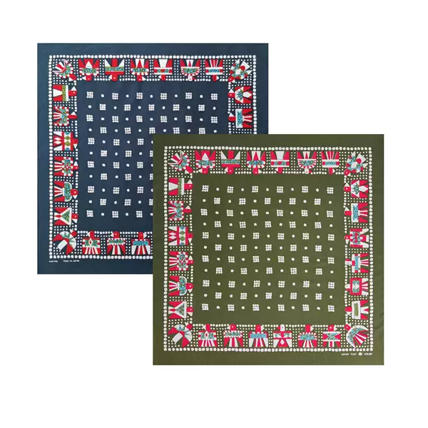 Cotton Amichaji Indian Thunderbird Print Turban Motorcycle Riding Hip-Hop Street Dance Square Scarf