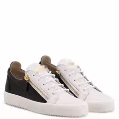 GZ Genuine Leather Low-Top Fashion Zipper Skate Shoes 2025 New Style Couple Sneakers