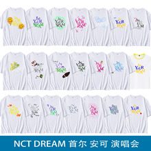 nct dream首尔安可演唱会同款短袖T恤男女2023夏季半袖打歌衣服
