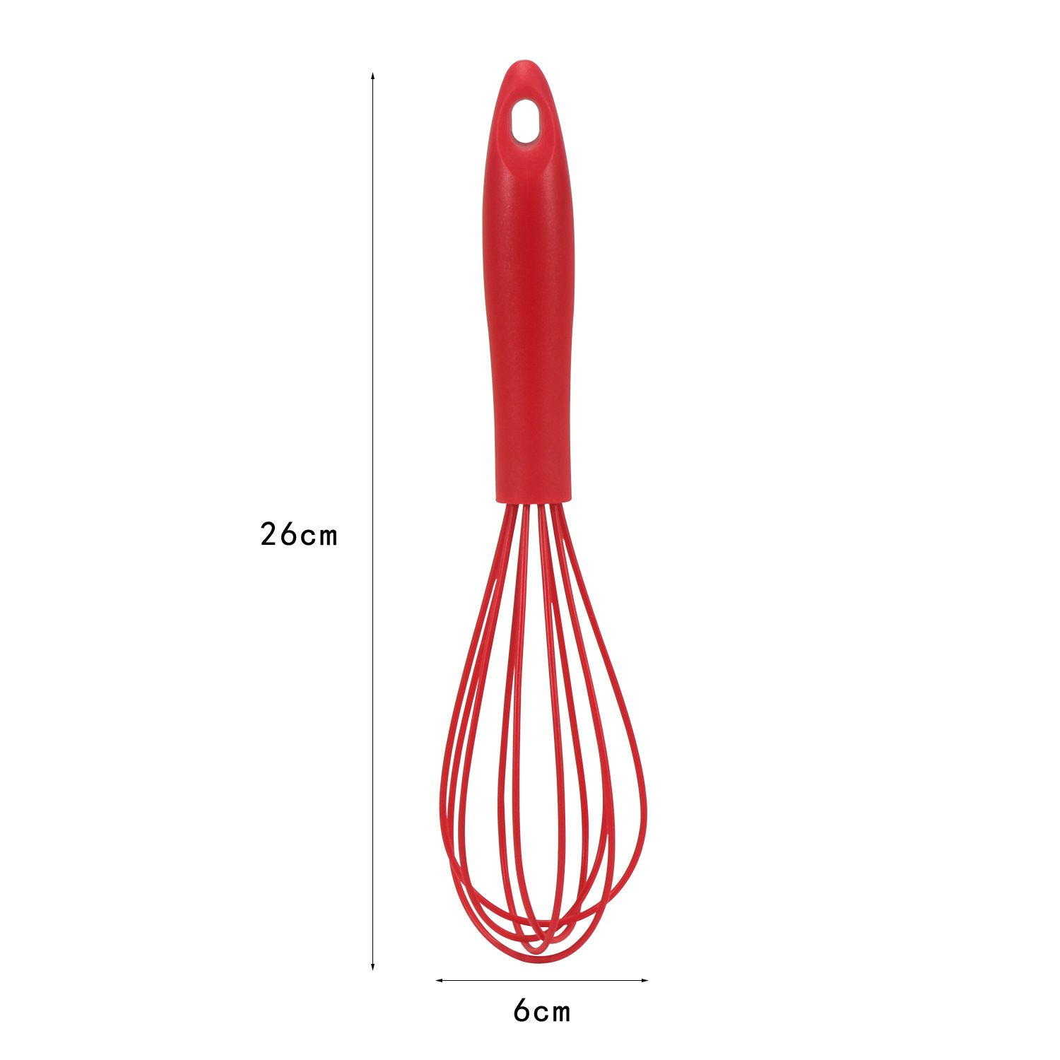 Manual Egg Beater With Ergonomic Plastic Handle And Silicone Whisk_voghion.com